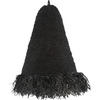 LEUCHTENSCHIRM 47/57 cm   - Schwarz, Trend, Naturmaterialien (47/57cm)
