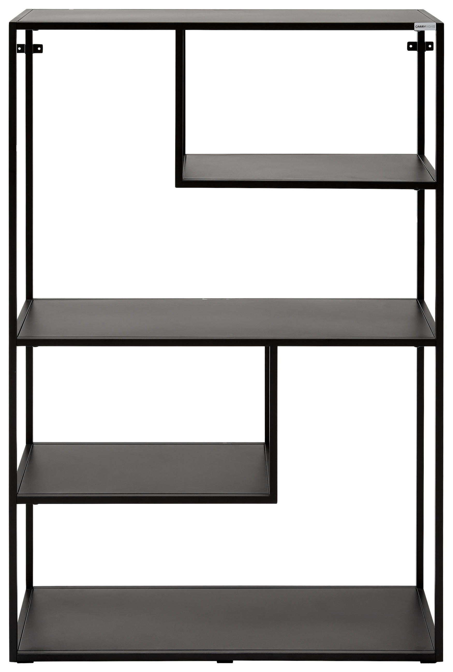 REGAL 85/126/35 cm Schwarz - Schwarz, Trend, Metall (85/126/35cm) - Carryhome