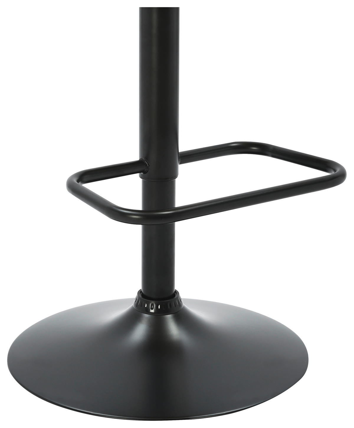BARHOCKER in Naturfarben, Schwarz, Dunkelgrau  - Dunkelgrau/Schwarz, MODERN, Holz/Textil (47/87/109/50cm) - Livetastic