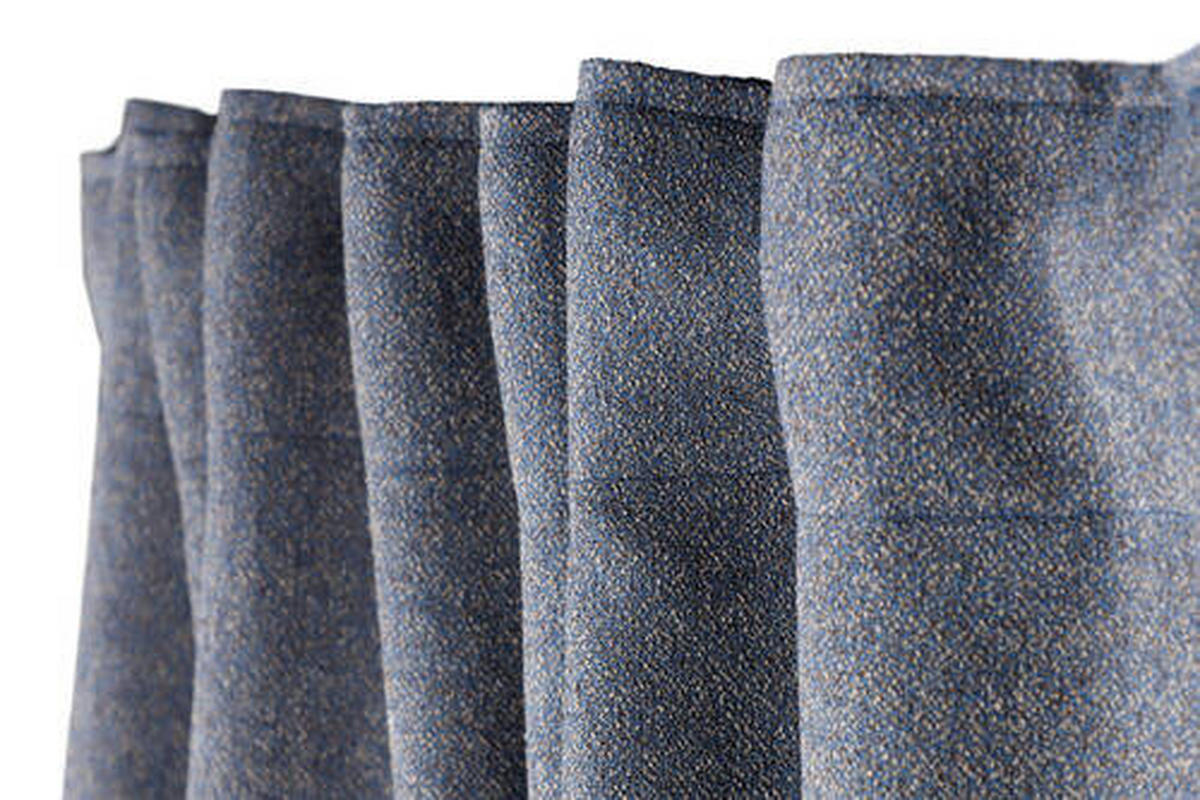 FERTIGVORHANG  blickdicht  130/250 cm   - Blau/Dunkelblau, Basics, Textil (130/250cm) - Esprit