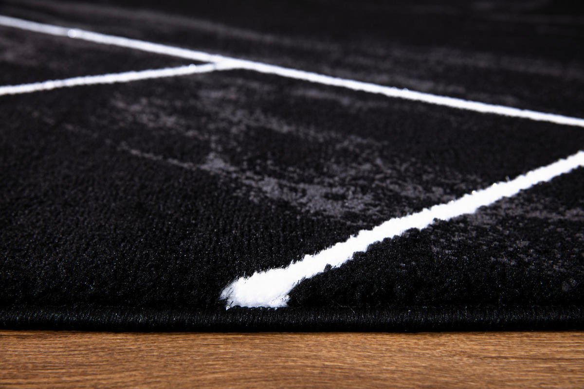WEBTEPPICH 80/150 cm 39214 Schwarz  - Schwarz, Design, Textil (80/150cm) - Novel