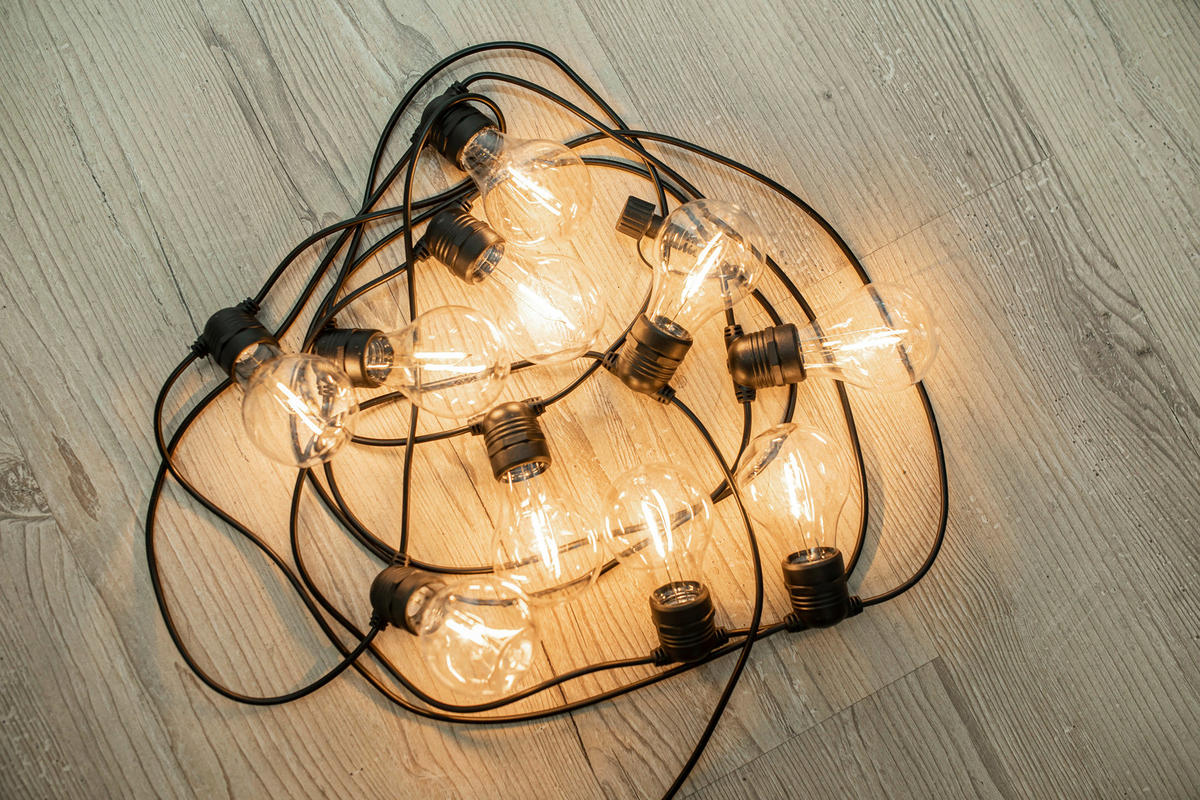 LED-AUßENLEUCHTE - Schwarz, Basics, Kunststoff (800cm) - Newgarden