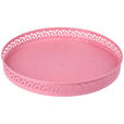 SERVIERTABLETT 39/4 cm    - Pink, Trend, Metall (39/4cm) - Ambia Home