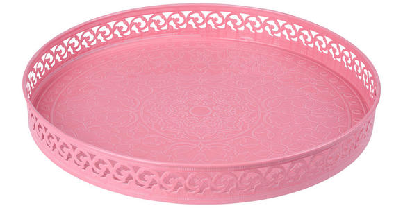 SERVIERTABLETT 39/4 cm    - Pink, Trend, Metall (39/4cm) - Ambia Home