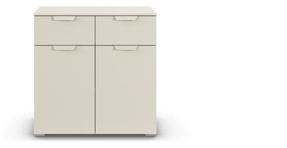 KOMMODE in 80/81/42 cm - Champagner, Design, Holzwerkstoff/Metall (80/81/42cm) - Carryhome