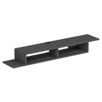 WANDBOARD149/16,4/29,6 cm Anthrazit  - Anthrazit, Design, Holzwerkstoff (149/16,4/29,6cm) - Livetastic