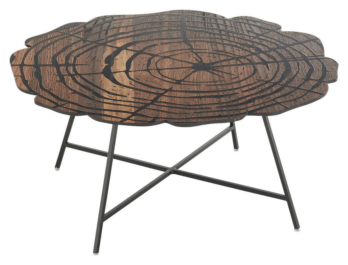 COUCHTISCH in Holzwerkstoff, Metall  - Schwarz, LIFESTYLE, Holzwerkstoff/Metall (70/40cm) - MID.YOU