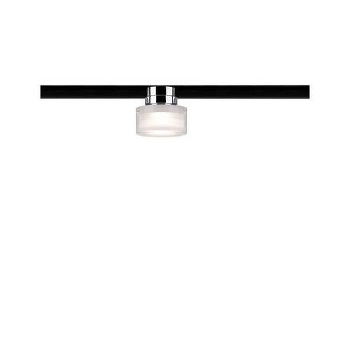 SCHIENENSYSTEM-STRAHLER URail 8/7,3 cm   - Klar/Chromfarben, Basics, Kunststoff/Metall (8/7,3cm) - Paulmann