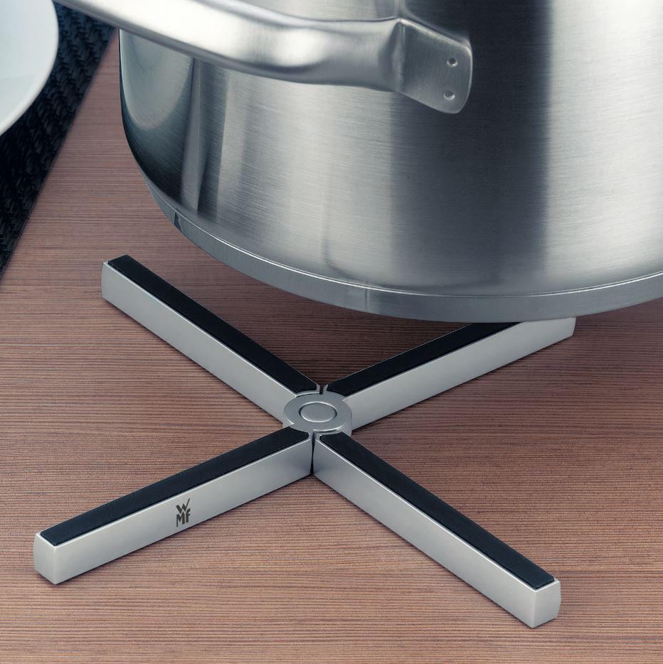 TOPFUNTERSETZER Metall, Kunststoff Schwarz 19/19 cm - Schwarz, Basics, Kunststoff/Metall (19/19cm) - WMF