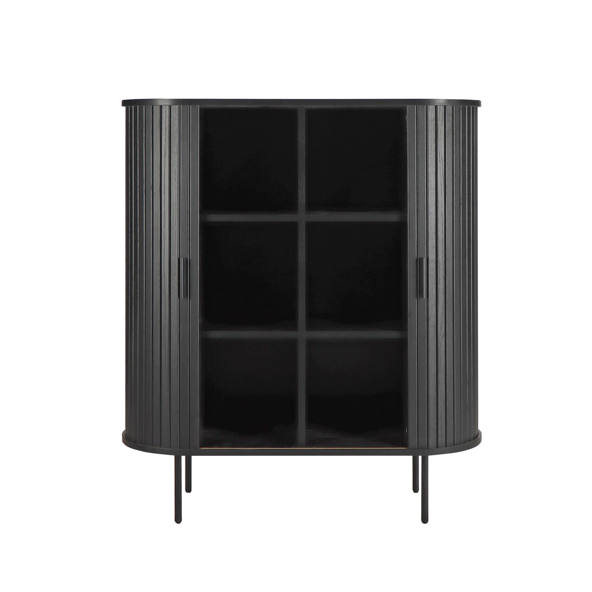 KOMMODE  in 100/118/40 cm  - Schwarz, Design, Holzwerkstoff/Metall (100/118/40cm) - Livetastic