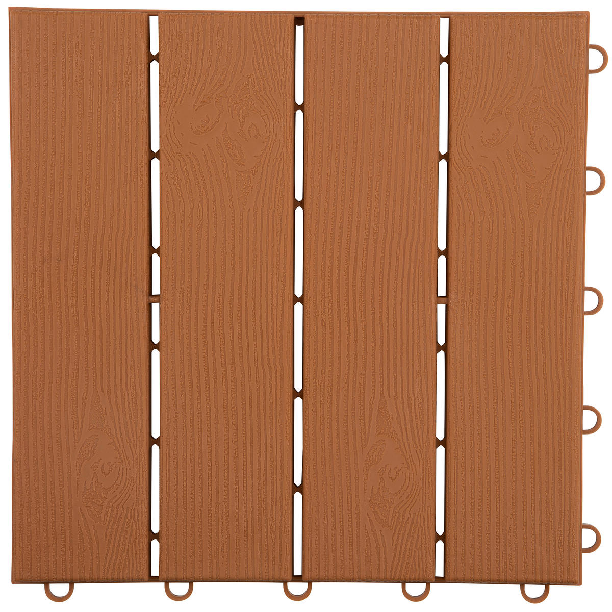 TERRASSENFLIESE Braun  - Braun, Basics, Kunststoff (30/30/2cm)