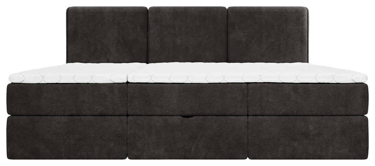 FAMILIENBETT - Schwarz, MODERN, Holz/Holzwerkstoff (240/200cm) - MID.YOU