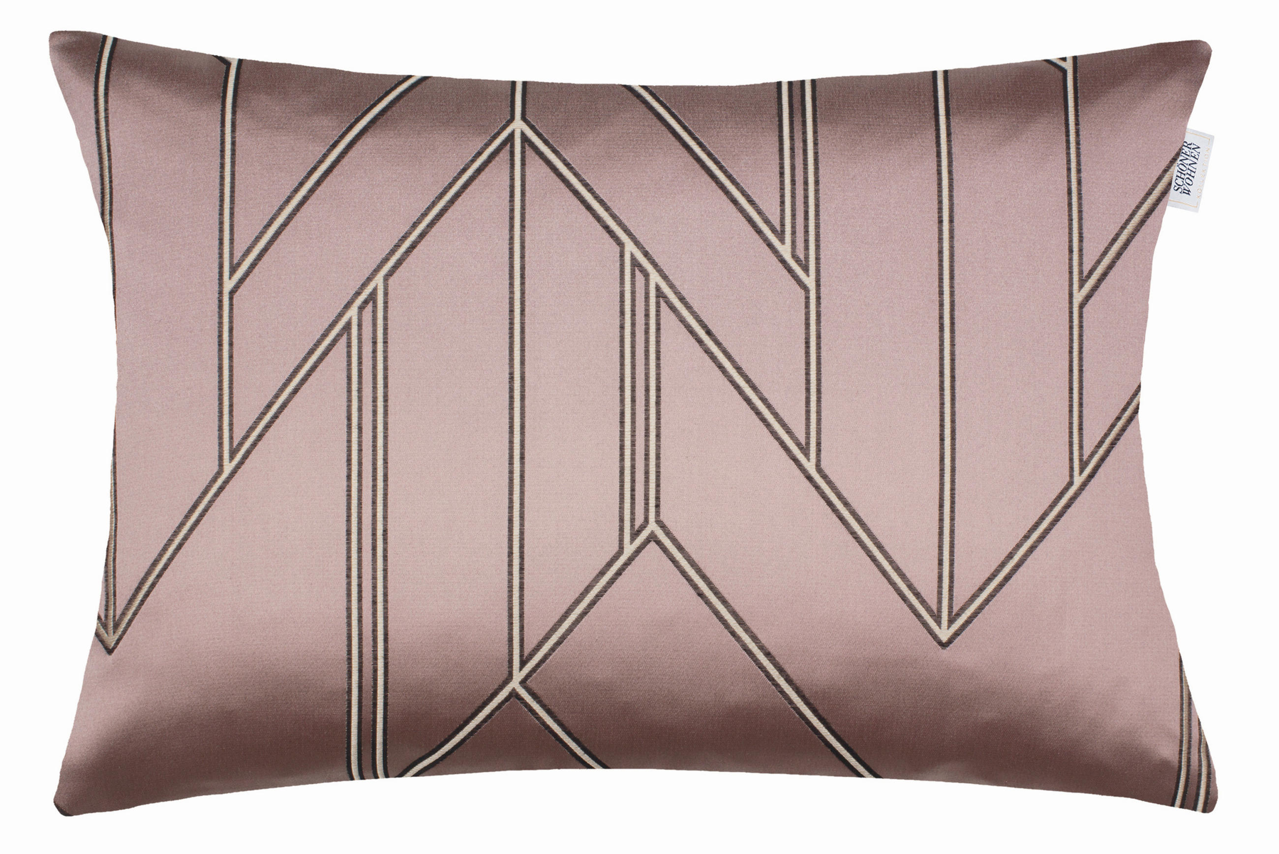 KISSENHÜLLE Elian 38/58 cm  - Anthrazit/Beige, KONVENTIONELL, Textil (38/58cm) - Schöner Wohnen