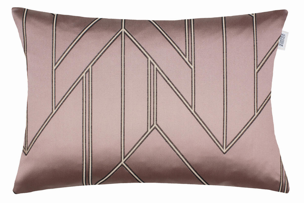 KISSENHÜLLE Elian 38/58 cm  - Anthrazit/Beige, KONVENTIONELL, Textil (38/58cm) - Schöner Wohnen