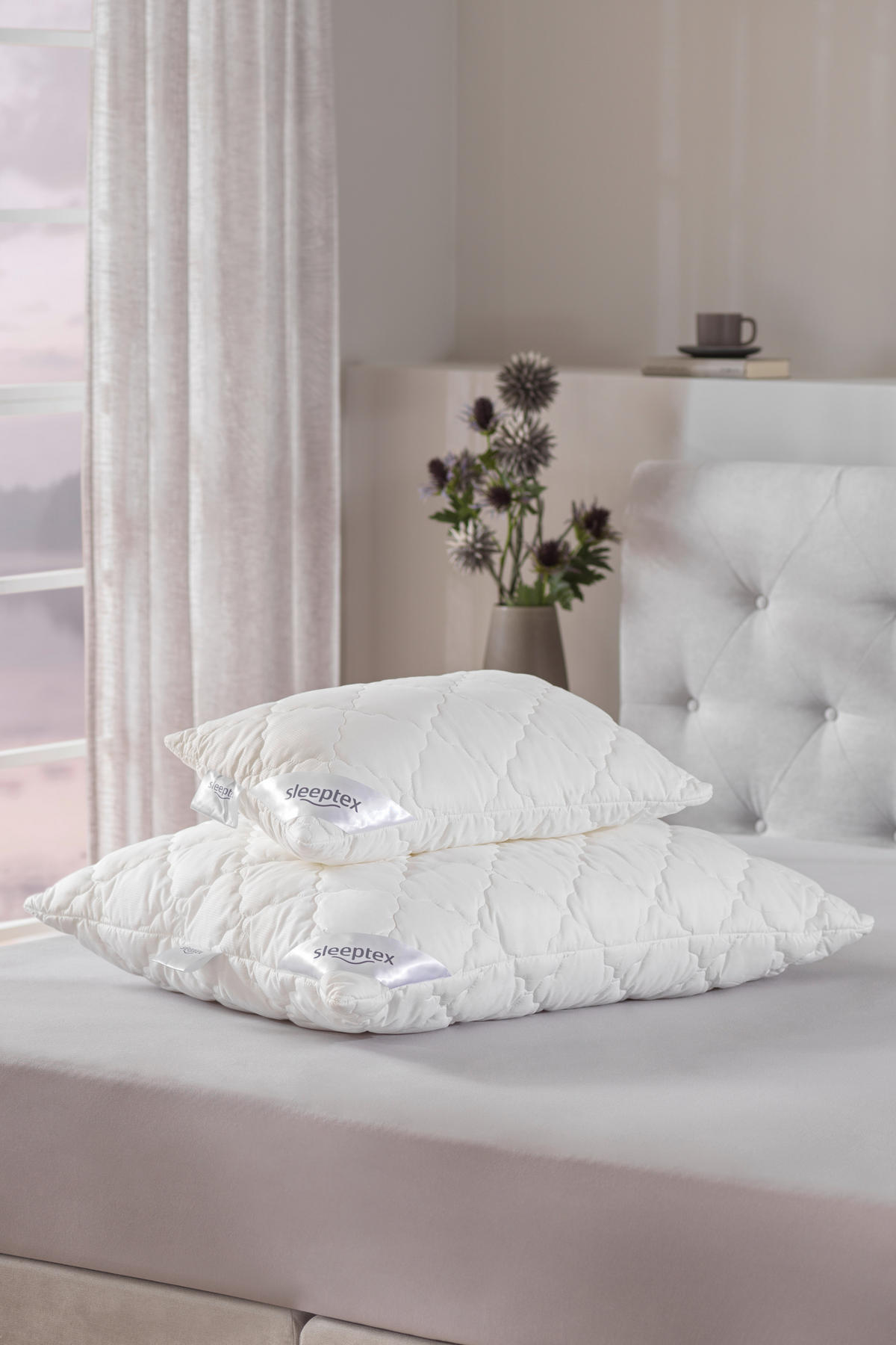 KOPFPOLSTER 40/60 cm   - Weiß, Basics, Textil (40/60cm) - Sleeptex