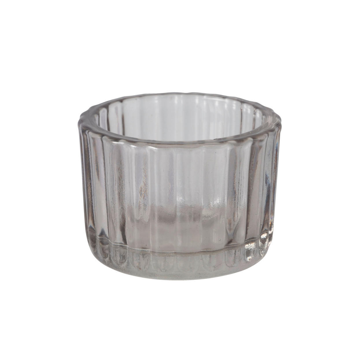 WINDLICHT Grau 6,2/10 cm  - Grau, Basics, Glas (6,2/10cm) - Boltze Home