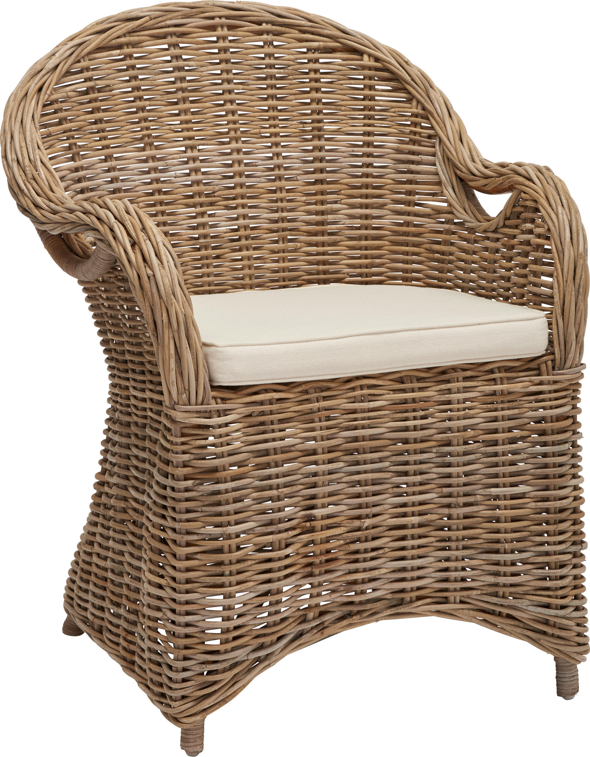STUHL  - Creme/Grauweiß, Trend, Holz/Textil (64/88/56cm) - Landscape