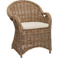 STUHL  - Creme/Grauweiß, Trend, Holz/Textil (64/88/56cm) - Landscape