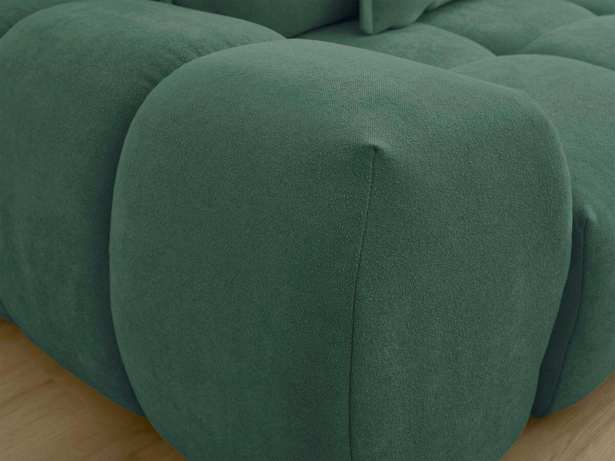 SCHLAFSOFA EVEREST  mit Rücken echt, Armteil links, Armteil rechts Struktur Grün  - Schwarz/Grün, MODERN, Kunststoff/Textil (278/115/90cm)