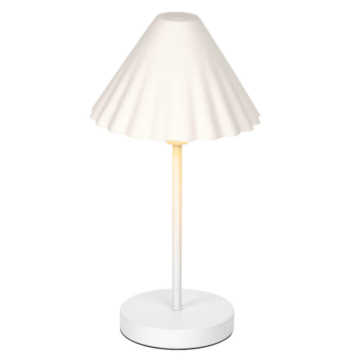 TISCHLEUCHTE 21,8/41,5 cm   - Weiß/Hellgrün, KONVENTIONELL, Papier/Metall (21,8/41,5cm) - Ledvance