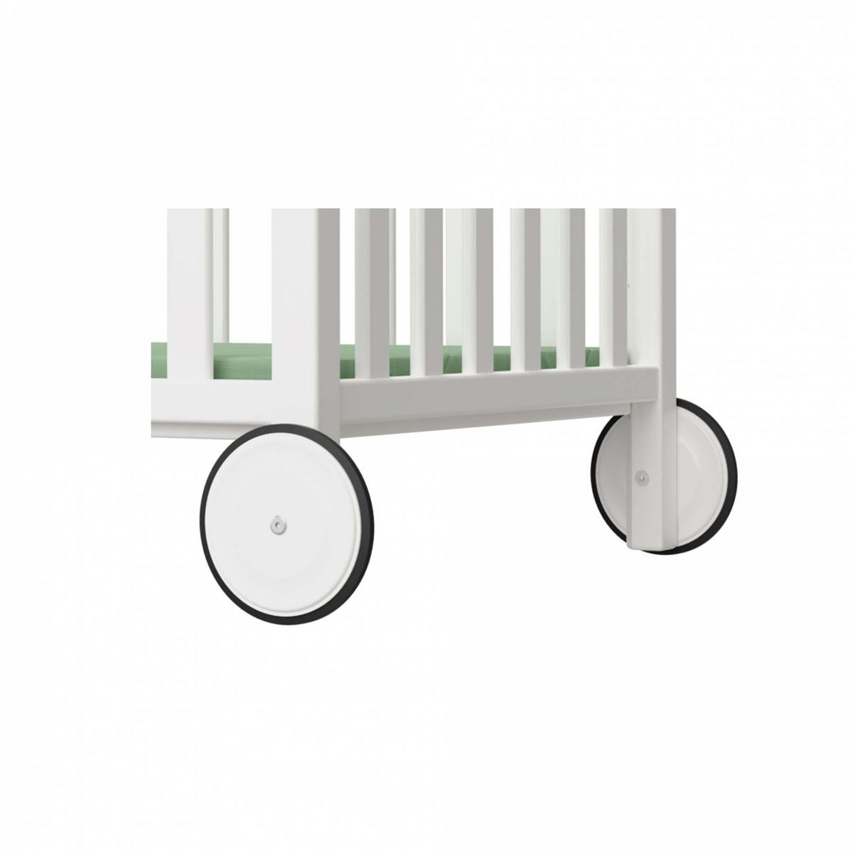 KISÁGY GÖRGŐK - fehér, Basics, fa (13,6cm) - Paidi