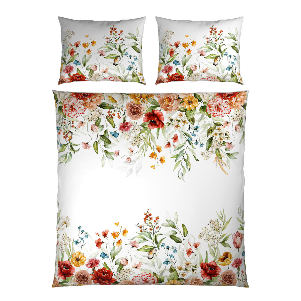 POSTELJINA SA DVA LICA 200/200 cm saten bela  - bela, Osnovno, tekstil (200/200cm) - Esposa