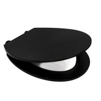 WC ÜLŐKE - fekete, Basics, műanyag (42,5/37,5/4,6cm) - Sadena