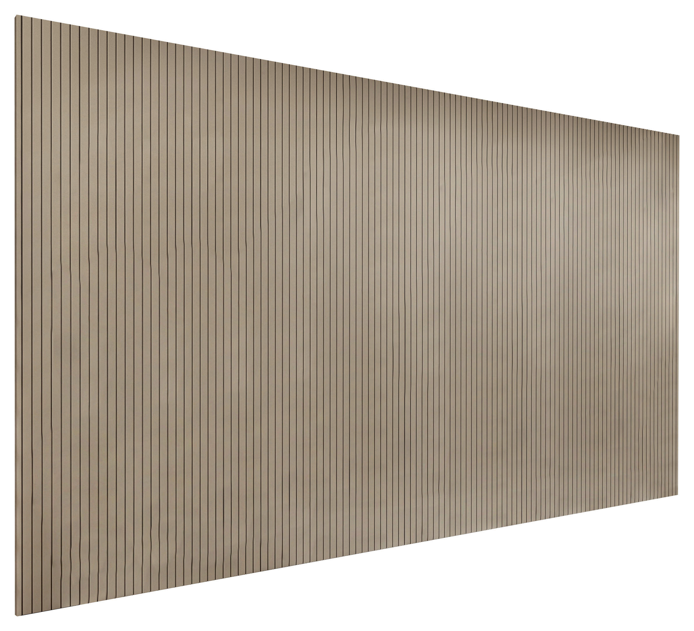 WANDPANEEL Taupe  396,2/240/1,9 cm  - Taupe, Design, Holzwerkstoff (396,2/240/1,9cm) - Emilio Belluti