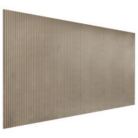 WANDPANEEL Taupe  396,2/240/1,9 cm  - Taupe, Design, Holzwerkstoff (396,2/240/1,9cm) - Emilio Belluti