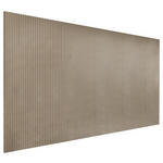 WANDPANEEL Taupe 396,2/240/1,9 cm - Taupe, Design, Holzwerkstoff (396,2/240/1,9cm) - Belluti