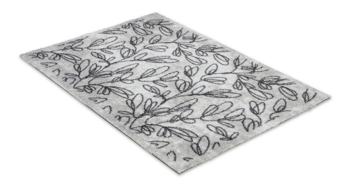 FUßMATTE  50/70 cm  Hellgrau  - Hellgrau, Basics, Kunststoff/Textil (50/70cm) - Astra