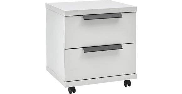 ROLLCONTAINER - Graphitfarben/Schwarz, KONVENTIONELL, Holzwerkstoff/Kunststoff (48/52/42cm) - Voleo