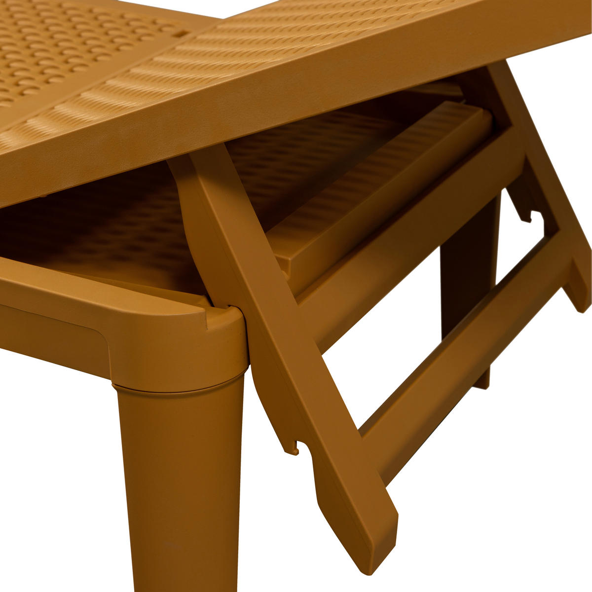 GARTENLIEGE 55/29/191 cm  - Gelb, Design, Kunststoff (55/29/191cm) - Gardenson