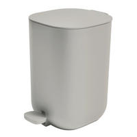 TRETEIMER 3 l  Kunststoff  - Taupe/Schwarz, Basics, Kunststoff (16,4/23,2/16,4cm) - Spirella