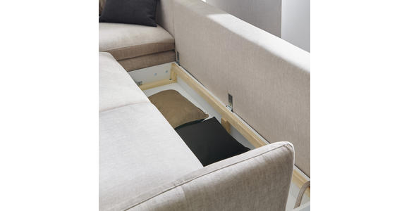 ECKSOFA in Webstoff Dunkelgrün  - Dunkelgrün/Schwarz, Design, Textil/Metall (182/280cm) - Carryhome