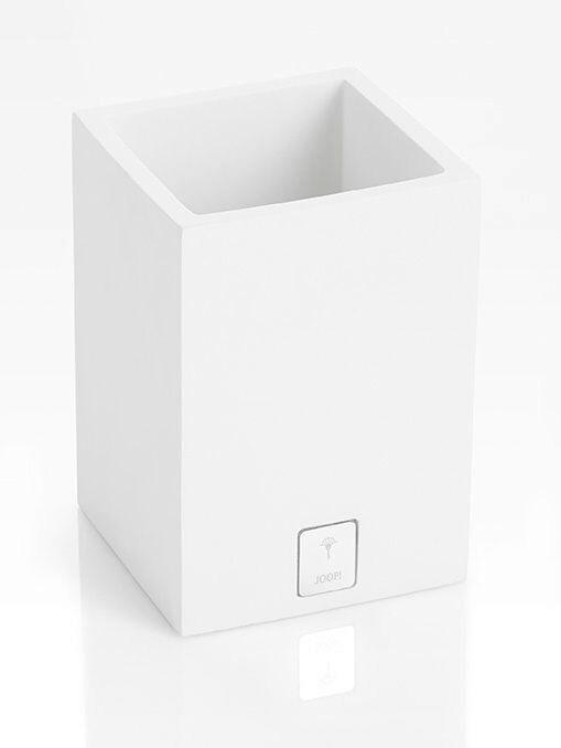 ZAHNPUTZBECHER Bathline  - Weiß, Design, Kunststoff - Joop!