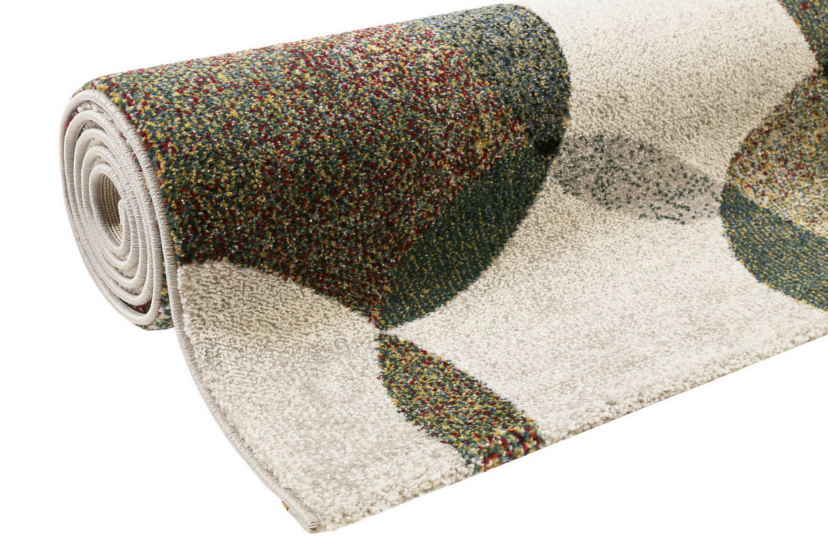 WEBTEPPICH 80/150 cm Modernina Grün, Multicolor, Dunkelgrün, Olivgrün  - Dunkelgrün/Multicolor, KONVENTIONELL, Textil (80/150cm) - Esprit