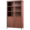 VITRINE  in Braun  - Braun, Design, Glas/Metall (99/170/44cm) - Livetastic