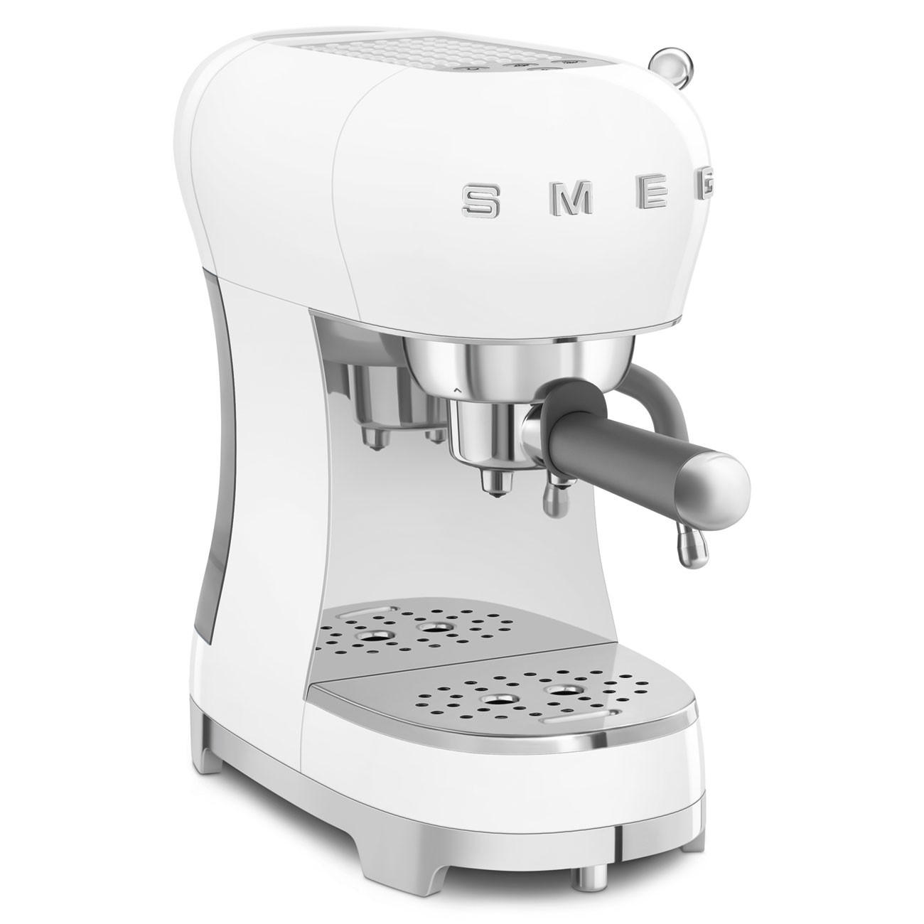 Smeg Espressomaschine 50´s Style Weiß 14.9x33x32.9 cm