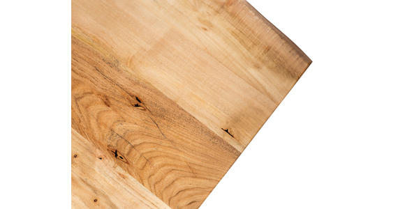 ESSTISCH 180/90/76 cm Echtholz  Holz, Metall Schwarz, Akaziefarben  - Schwarz/Akaziefarben, Design, Holz/Metall (180/90/76cm) - Carryhome