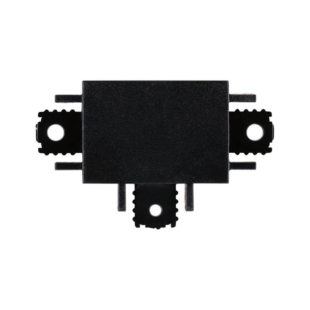 SCHIENENSYSTEM-VERBINDER Veya 5,4/0,6/3,4 cm  - Schwarz, Design, Kunststoff (5,4/0,6/3,4cm) - Paulmann