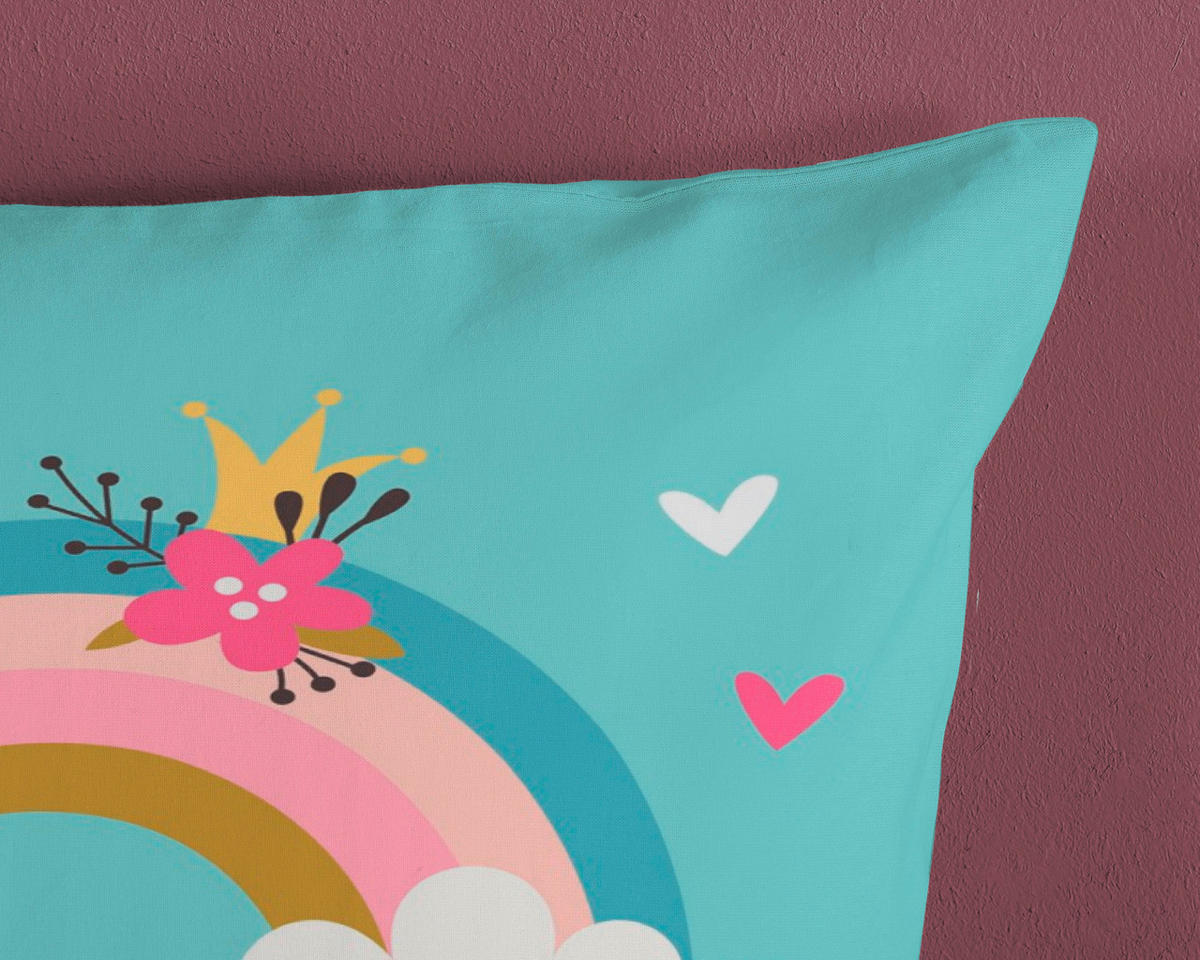 JUGENDBETTWÄSCHE Heaven Renforcé 135/200 cm  - Multicolor, Design, Textil (135/200cm)