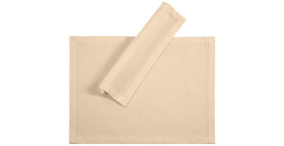 TISCHSET 33/45 cm Textil   - Creme, Basics, Textil (33/45cm) - Novel