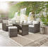 LOUNGEHOCKER Kunststoffgeflecht Aluminium - Hellgrau/Grau, Design, Kunststoff/Textil (40/43/40cm) - Ambia Garden LOUNGEHOCKER Kunststoffgeflecht Aluminium - Hellgrau/Grau, Design, Kunststoff/Textil (40/43/40cm) - Ambia Garden