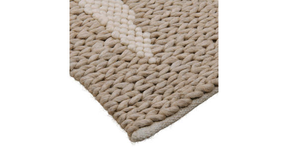 HANDWEBTEPPICH 130/190 cm Beige  - Beige, Natur, Textil (130/190cm) - Linea Natura