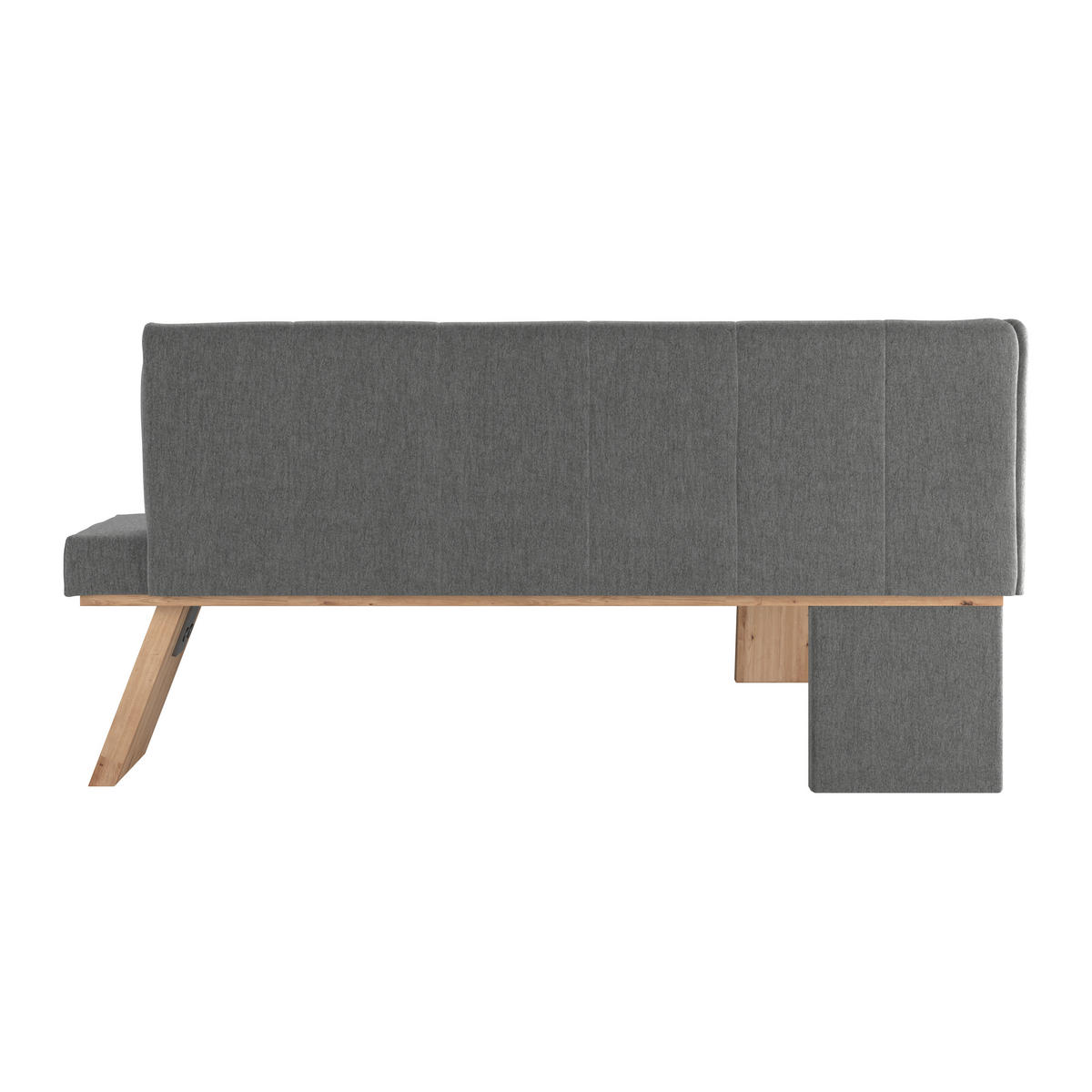ECKBANK 140/160 cm Webstoff Anthrazit   - Eichefarben/Anthrazit, KONVENTIONELL, Textil (140/160cm)