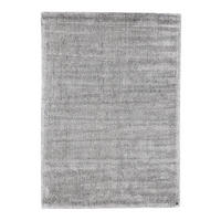 HANDWEBTEPPICH 65/135 cm Silberfarben rechteckig  - Silberfarben, Basics, Textil (65/135cm) - Tom Tailor