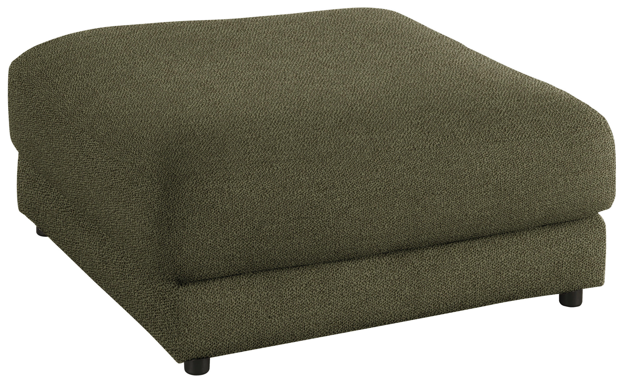 HOCKER Textil Olivgrün  - Schwarz/Olivgrün, Design, Kunststoff/Textil (100/86/100cm) - Lomoco