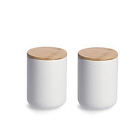 VORRATSDOSENSET  - Weiß, Basics, Keramik (10/13,5cm) - Zeller Present