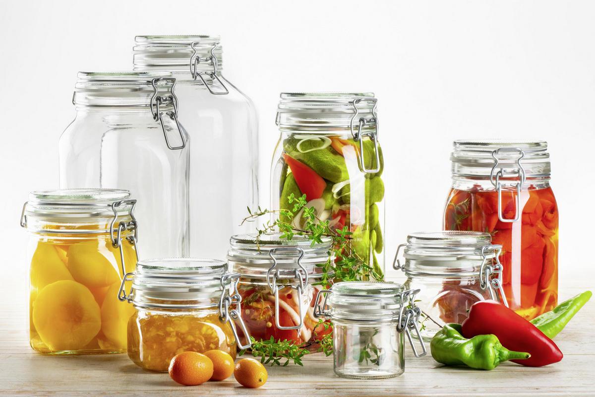 EINMACHGLAS-SET  - Transparent, Basics, Glas (6,5/7,6cm) - Mäser